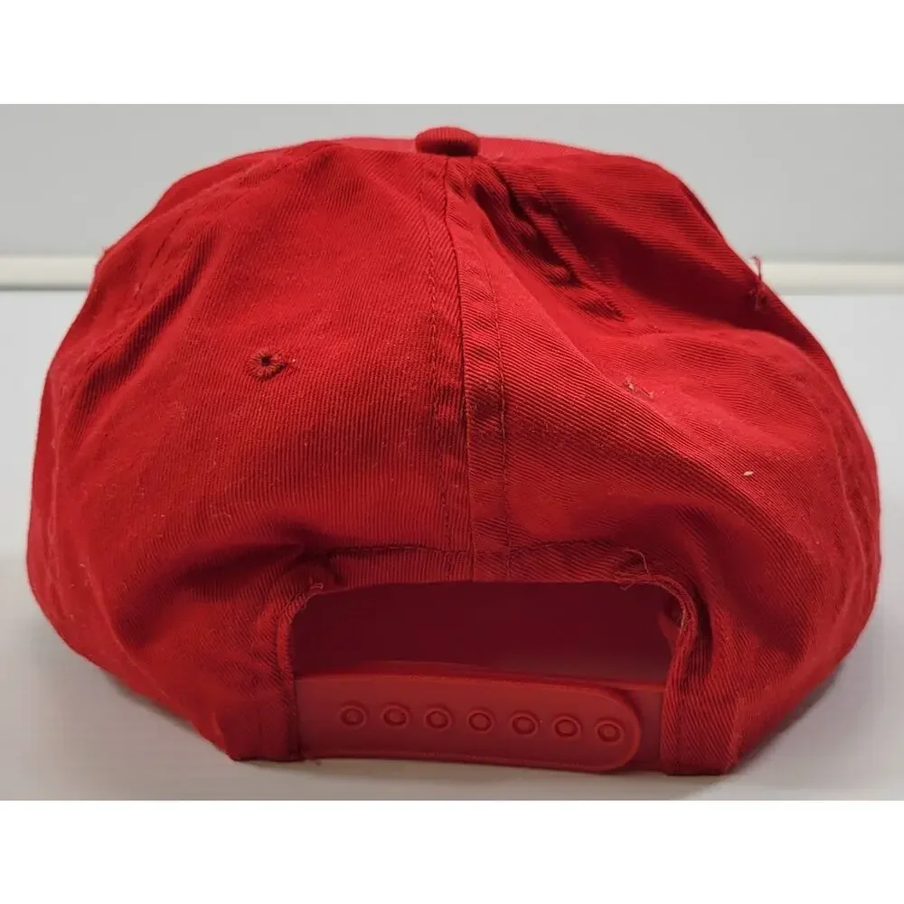 N) Harrison 1962 Adult Red Snapback Cotton Baseball Cap